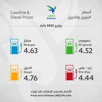 high fuel prices -UAE